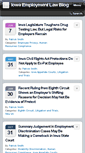 Mobile Screenshot of iowaemploymentlawblog.com
